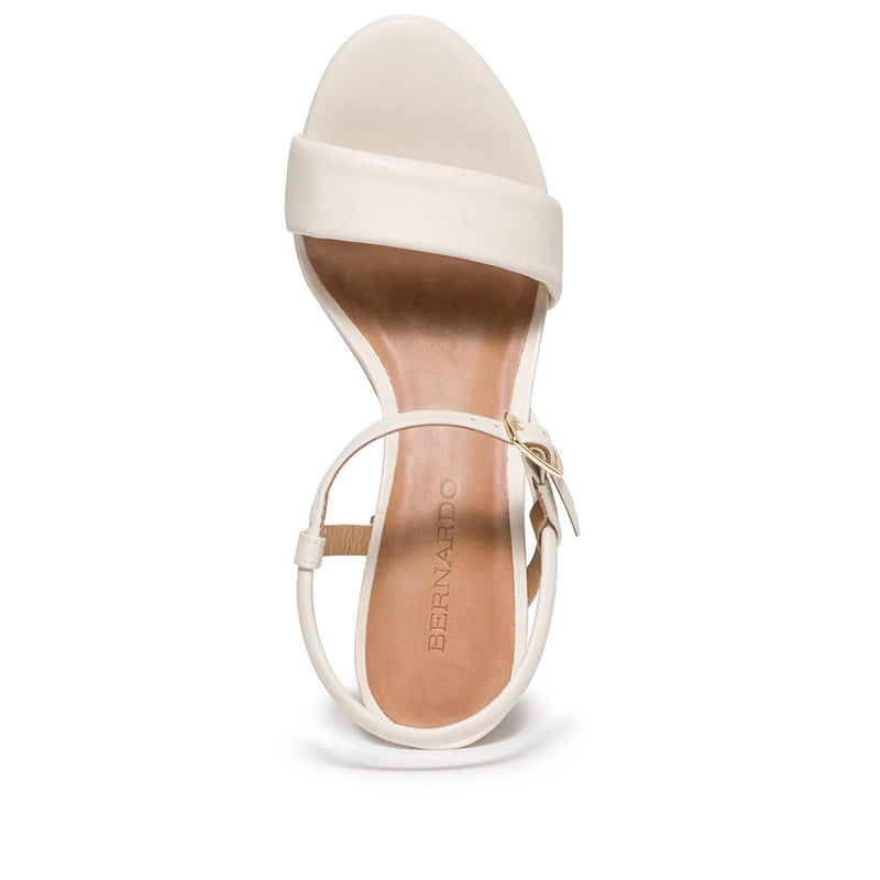 Women Bernardo Ventura Platform Sandals White | XOU169PB