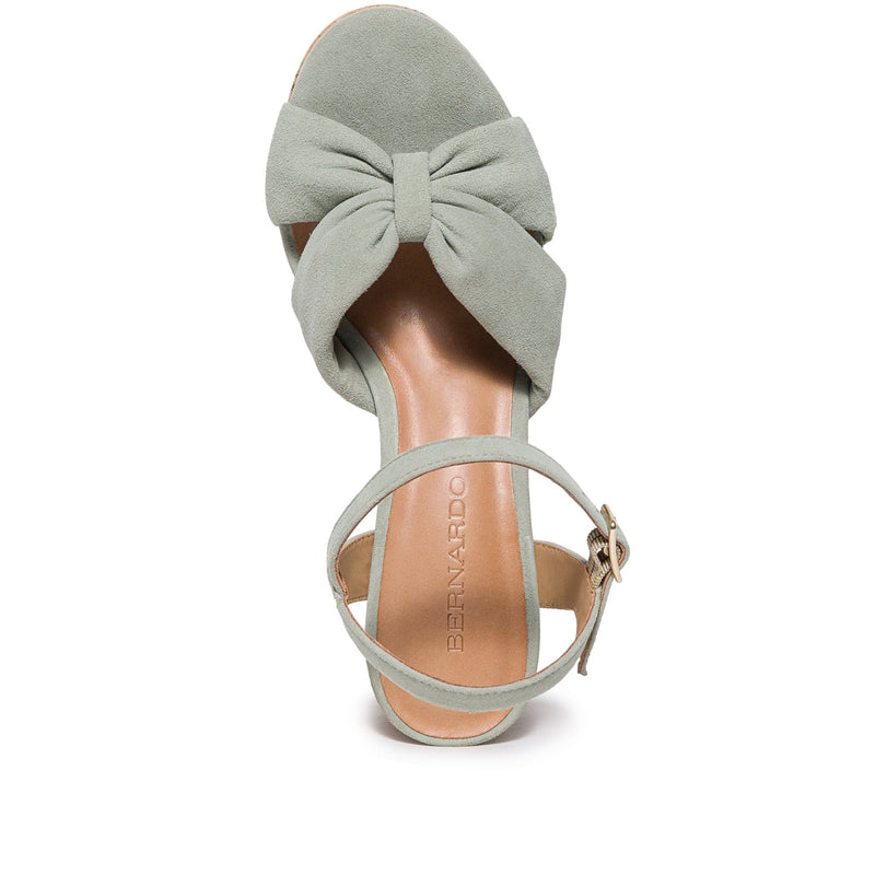 Women Bernardo Veronika Platform Sandals Light Green | NMZ8976HY