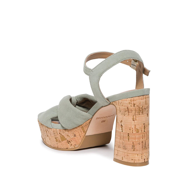 Women Bernardo Veronika Platform Sandals Light Green | NMZ8976HY