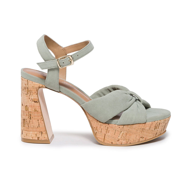 Women Bernardo Veronika Platform Sandals Light Green | NMZ8976HY