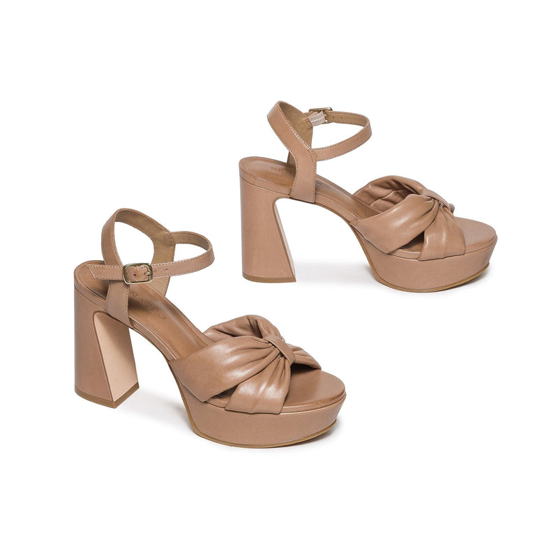 Women Bernardo Veronika Platform Sandals Brown | NVS5273FJ