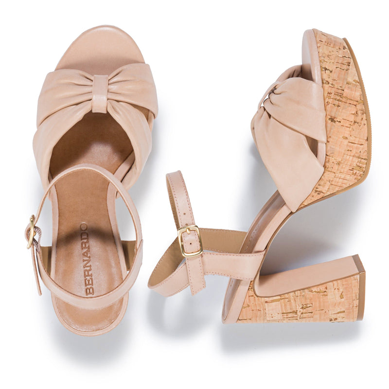 Women Bernardo Veronika Platform Sandals Pink | ESU6649UD