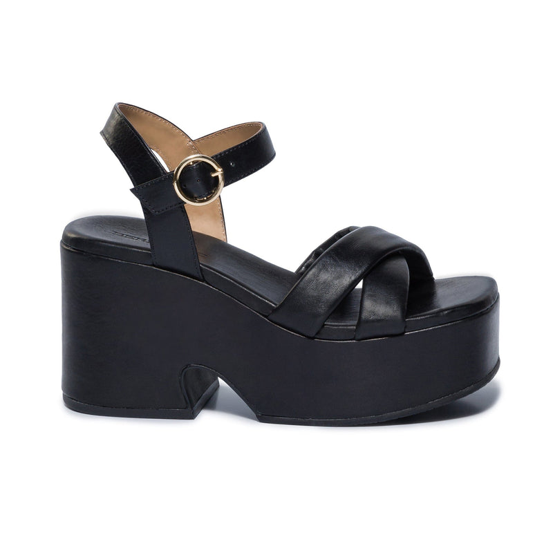 Women Bernardo Weston Platform Sandals Black | CSL4397ZZ